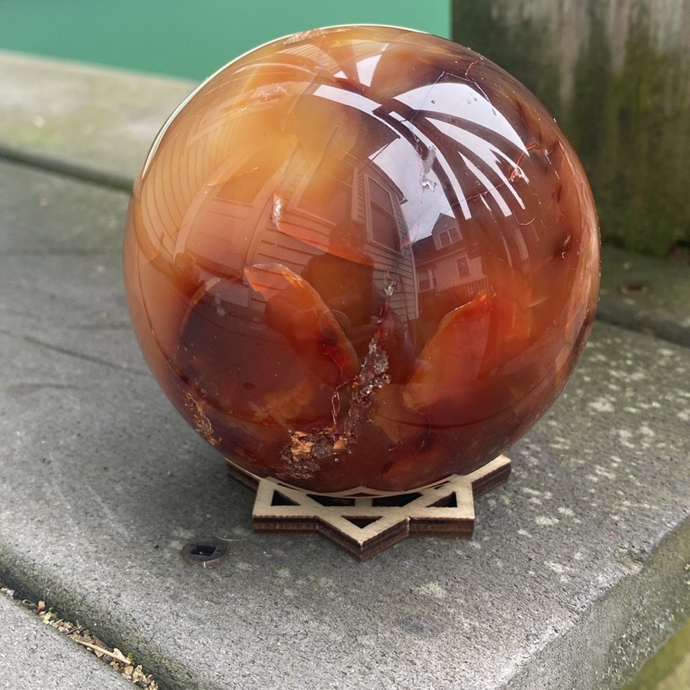 Carnelian Sphere - Picture 4 of 9